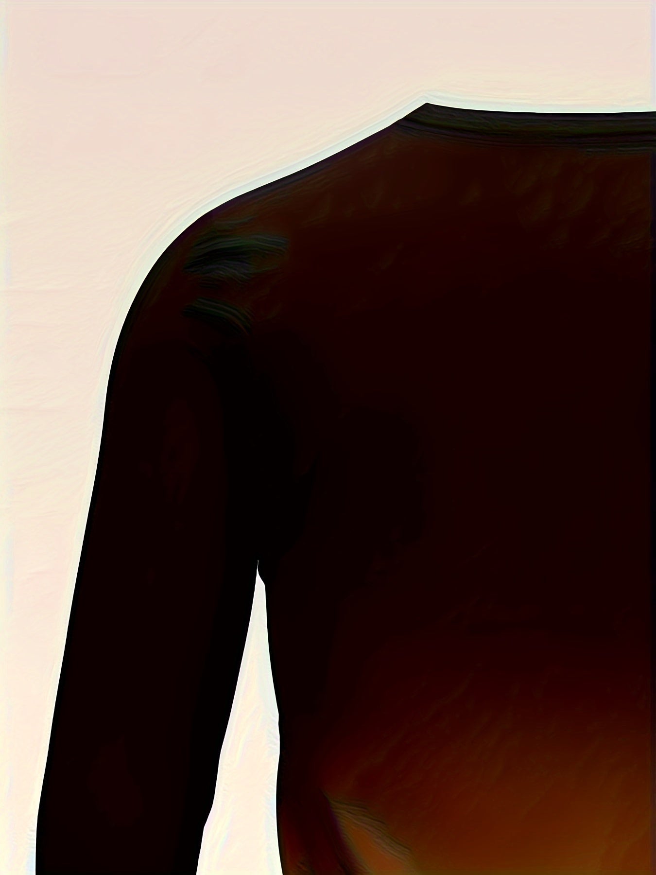 Men's Gradient Henley Shirt - Casual Long Sleeve T-Shirt with Geometric Print, V-Neck, Perfect for Casual Attire & Outdoor Activities store Arbellas