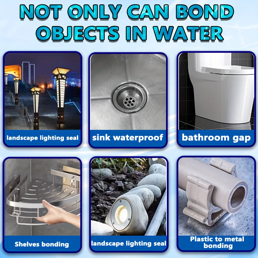 Special Glue For Underwater Repair Leakage, Fish Tank Glass Adhesive Fish Tank Leakage Special Glue Aquarium Water Pool Leakage Repair Seam Glue Repair Leak Glue Waterproof Sealing Glue STORE ARBELLA'S