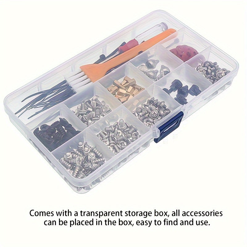 368-Piece Computer Repair Kit - Comprehensive Assembly and Maintenance Essentials with Screw Kit, Motherboard Standoffs, Fan, and Power Repair Screws STORE ARBELLA'S