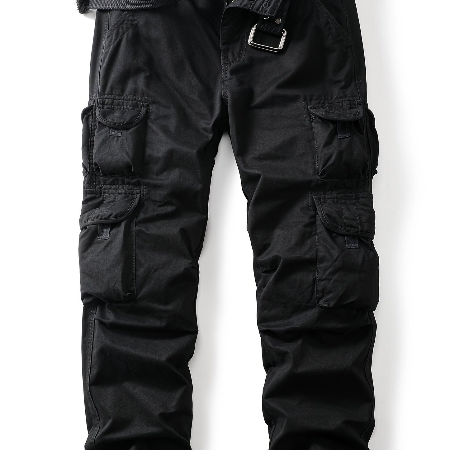 Men's 10-Pocket Outdoor Pants - Durable Cotton Anti-Tear Fabric, Loose Fit Straight-Leg Design with Multiple Utility Pockets for Hiking, Camping & Casual Wear (Spring/Fall/Summer). Store ARBELLA'S