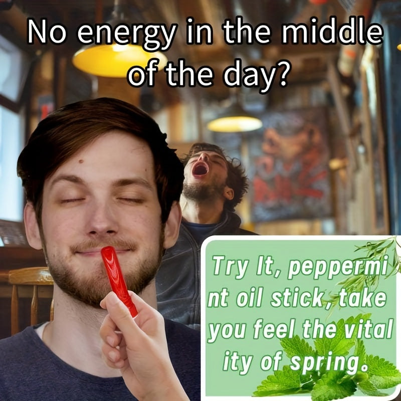 4pcs Refreshing Nasal Inhalation Sticks - 2 Scent Options, Anti-Drowsy & Congestion Relief For Driving, Safe Ingredients STORE ARBELLA'S