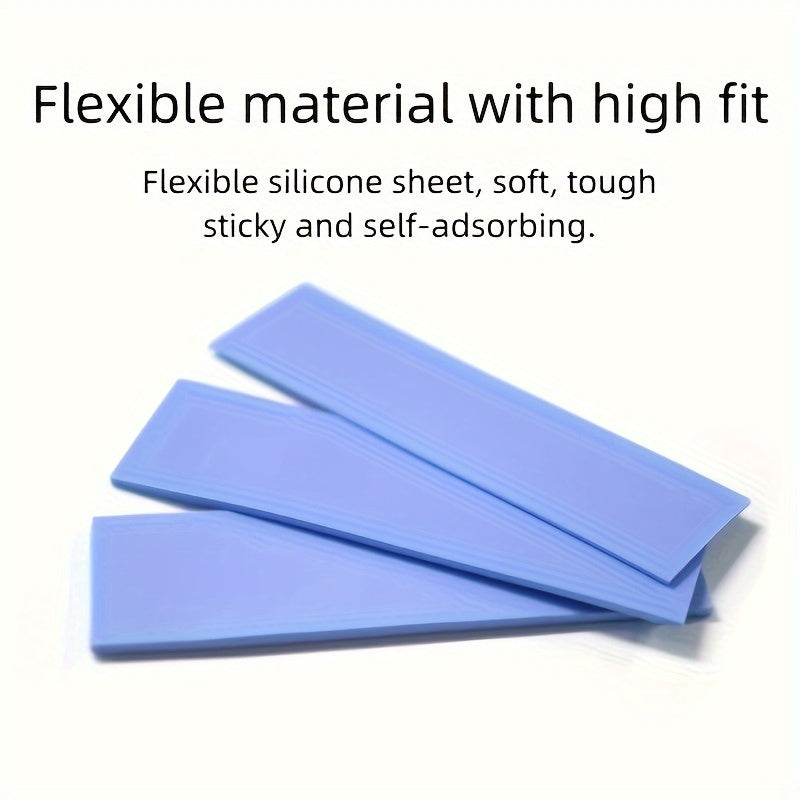 5pcs M.2 SSD Solid Thermal Silicone Pad Sheet Laptop CPU Graphics Card Memory Cooling Silicone Pad Silicone Grease Gasket STORE ARBELLA'S