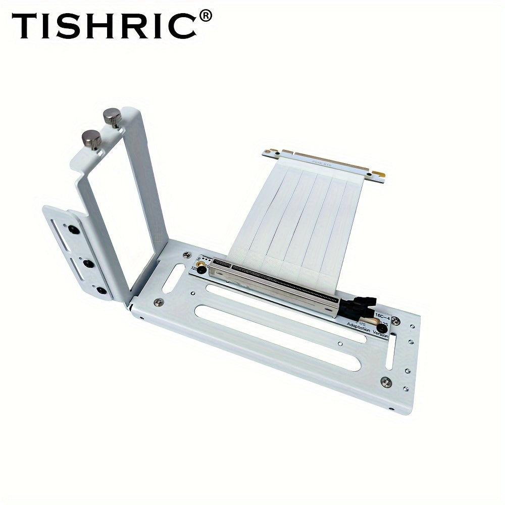TISHRIC Graphics Card Stand Support Video cardholder Vertical Aluminum Alloy Video Card Stand Outward Placement Bracket Desktop PC Case Graphics STORE ARBELLA'S