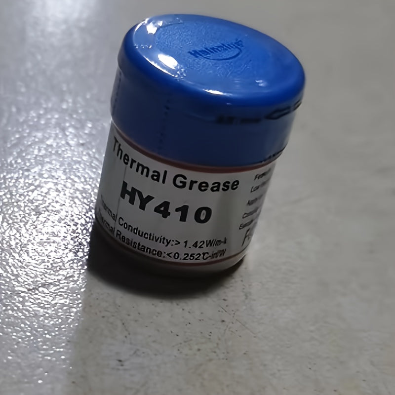 1pc HY410 10g White Thermal Conductive Silicone Grease Compound Paste For CPU GPU Chip Composite Silicone Grease Welding Tool STORE ARBELLA'S