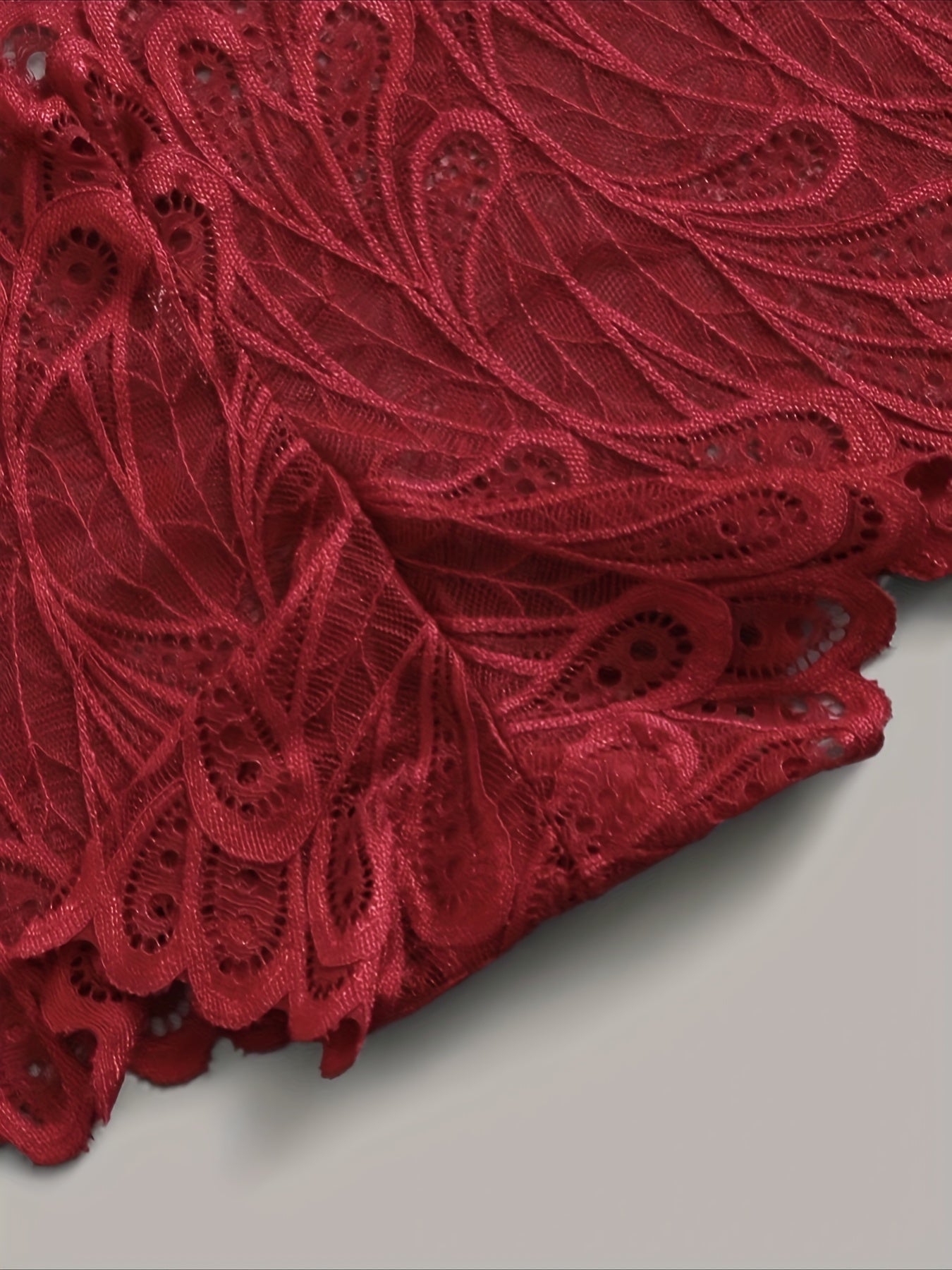 4pcs Romantic Floral Lace Panties - Luxurious Soft & Comfortable Sheer Lingerie Set for Women - Seamless Stretchy Underwear for Everyday Feminine Elegance STORE ARBELLA'S