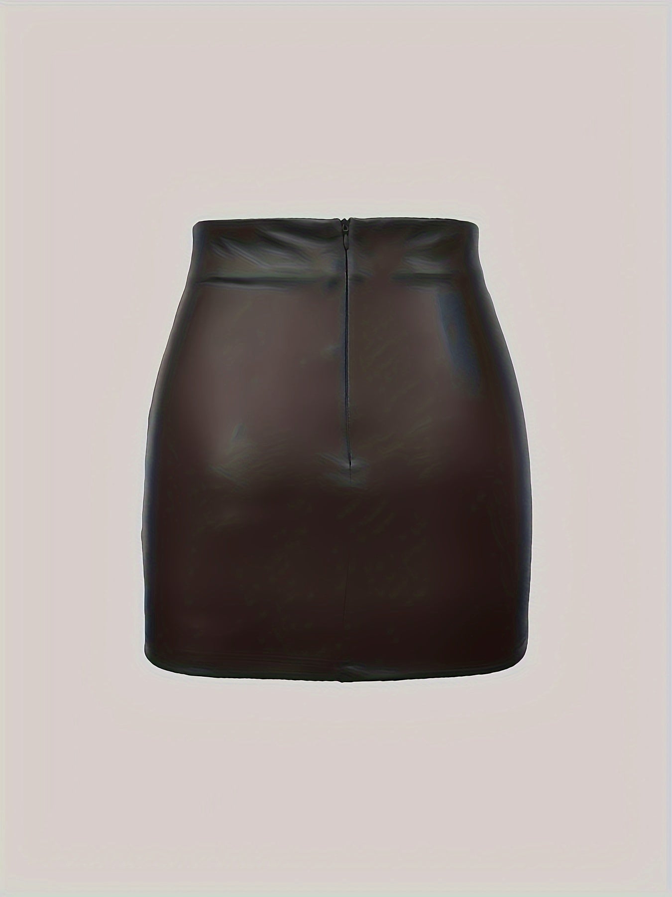 Sexy Mini PU Leather Bodycon Skirt store Arbellas