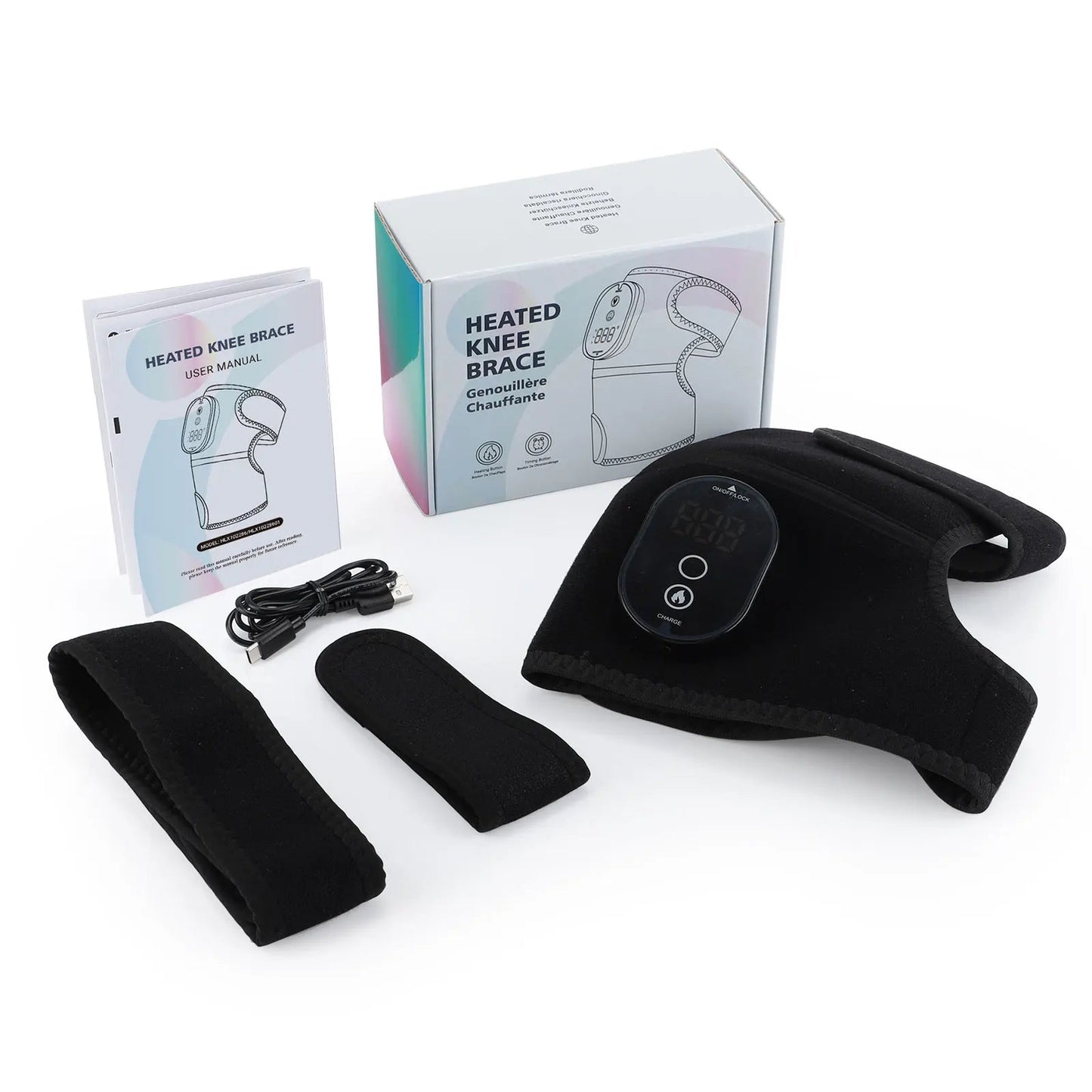 Wireless Leg Massager 3 in 1 Heating Pad for Shoulder Elbow Knee Pads Knee Temperature Massage Arthritis Joint Pain Relief Belt store Arbellas