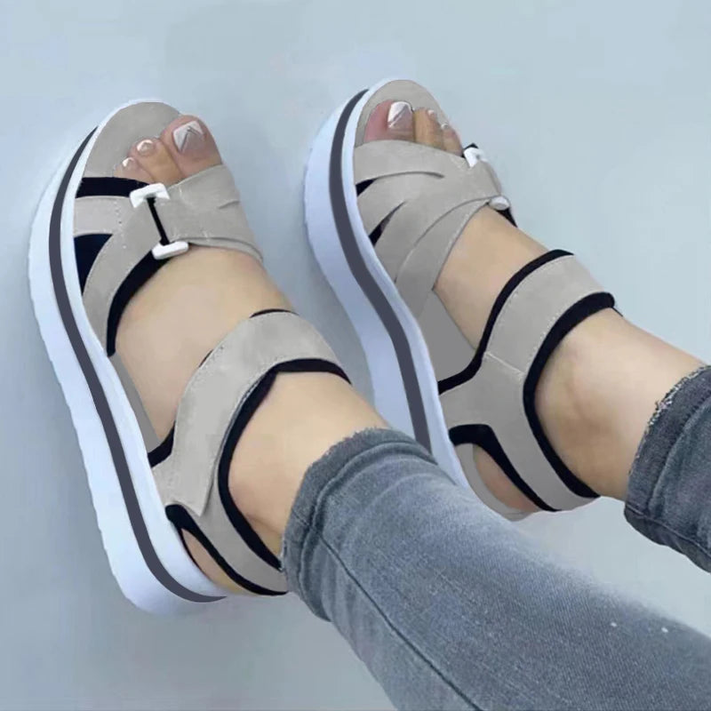 Sandals Women Shoes Summer Soft Shoes Woman Elegant Ladies Shoes Wedge Women's Sandals Party Footwear Women Sandal Female store Arbellas