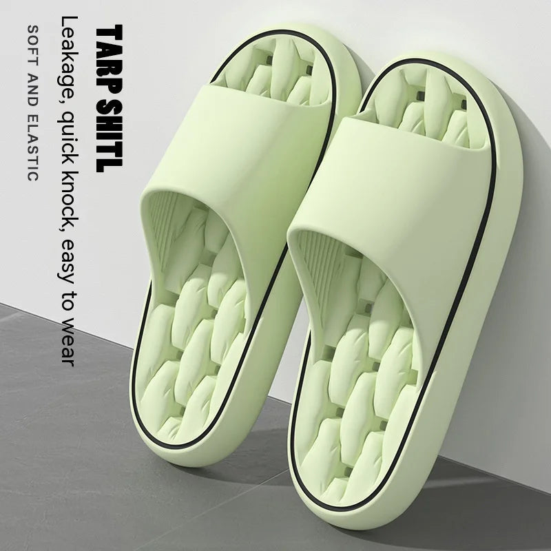 New Slippers Women Indoor Floor Flat Shoes Summer Non-slip Flip Flops Bathroom Comfortable Home Slippers Slides Soft Store ARBELLA'S