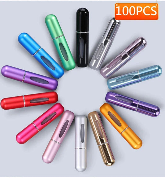 10pcs/lot 5ml Mini Refillable Perfume Bottle with Spray Scent Pump Empty Cosmetic Container Atomizer Bottle For Travel Tool STORE ARBELLA'S