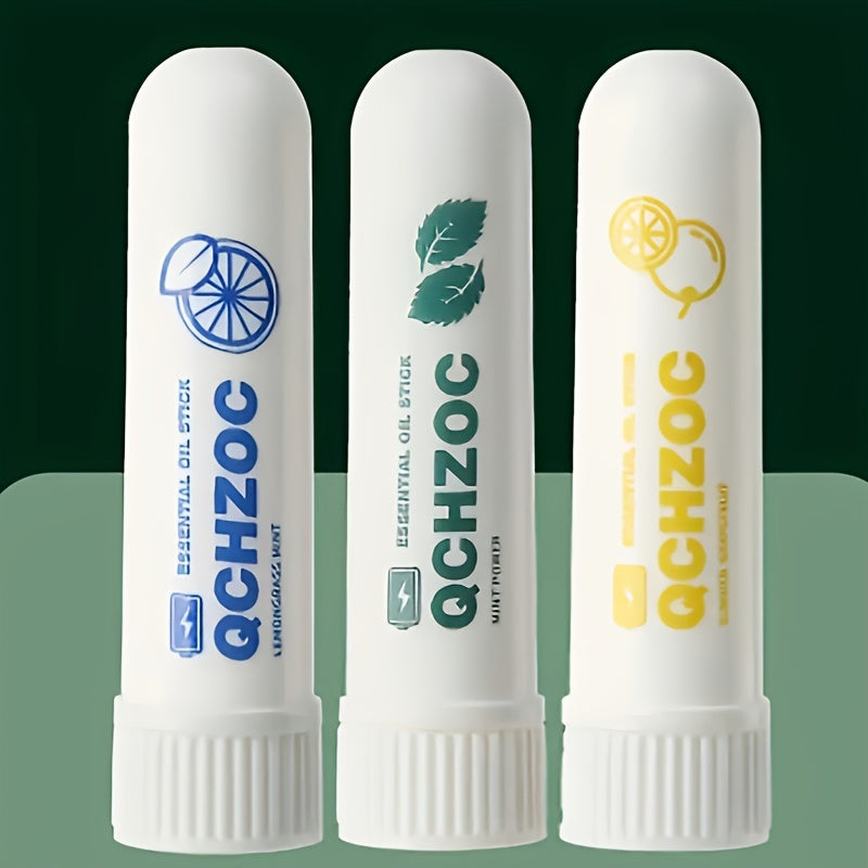 3pcs Of Scents To Refresh And Wake Up The Brain, Driving Anti-drowsy Nasal Inhalation Nasal Congestion Nasal Inhalation Awake Stick store Arbellas