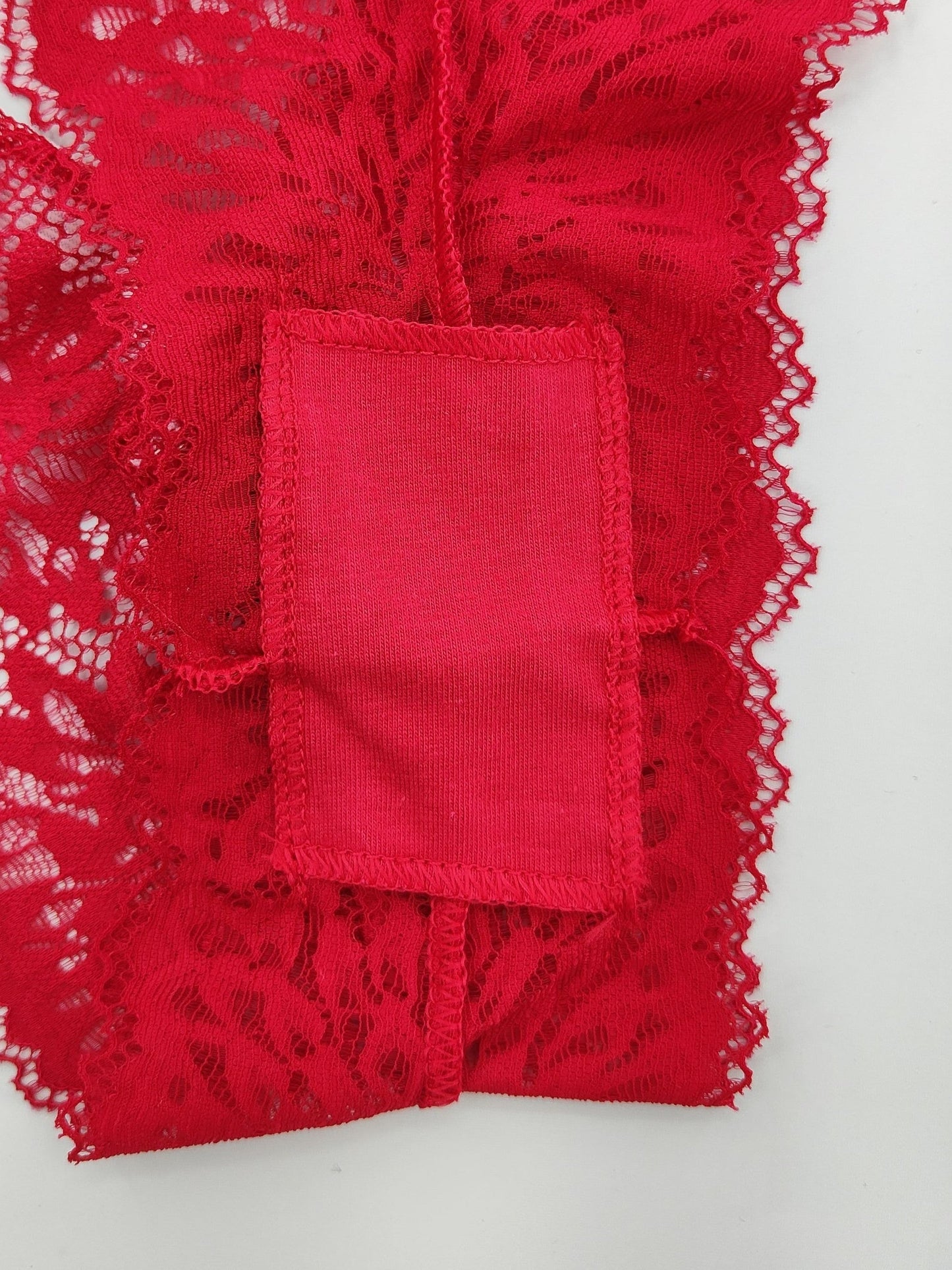 5-Pair Cotton- Sexy Scallop Lace, Durable Color Block, Non-Sheer Knit Lingerie STORE ARBELLA'S