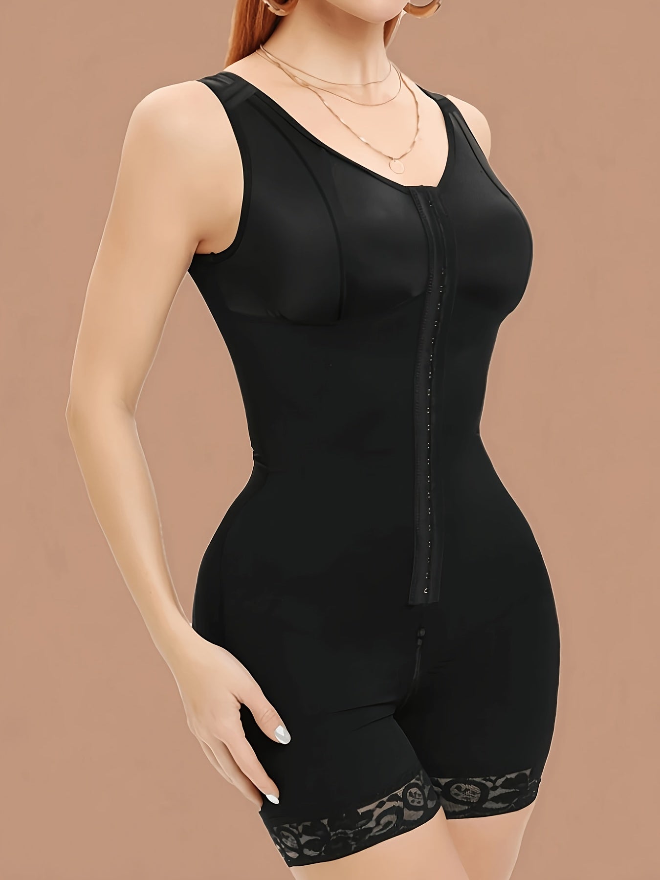 European and American High-waisted Shaping Bodysuit, Tight-fitting, Reinforced Tummy Control, Butt-lifting, Women's Underwear with Crotch Zipper. Store ARBELLA'S