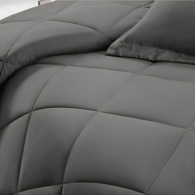 7pcs Luxurious Ultra-Soft Comforter Set | Breathable, Quilted Comforter, Flat Sheet, Fitted Sheet, Pillowcases, Pillow Shams | Warmth for All Seasons, School, Valentine's Day, Boys And Girls, Bed In A Bag Store ARBELLA'S