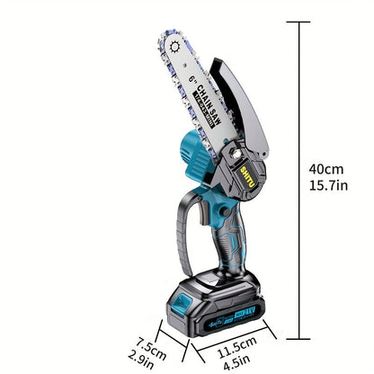 Mini Cordless Chainsaw - Lightweight, Portable, Rechargeable Battery | Safe Trimming for Tree Branches, Courtyard, Household, Garden, Gifts for Men Store ARBELLA'S