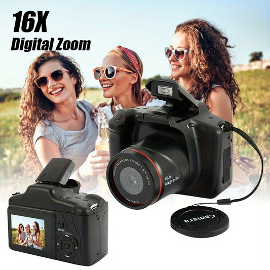 Professional Digital Camera, 16x Digital Zoom, 2.4in Screen, Suitable For Beginner, Batteries Not Included