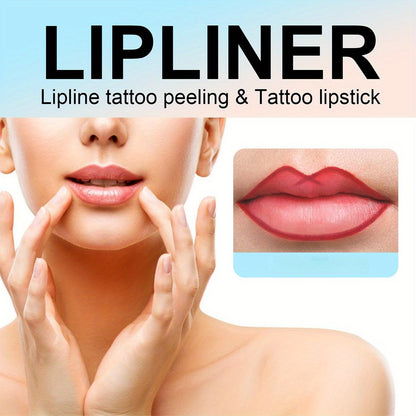 3Pcs 3 Colors Lip Liner Stay Peel Off Lip Liner Tattoo Lip Stain, Peel Off Lip Stain, Long Lasting Lip Stain nourishes Lip Infused With Hyaluronic Acid & Vitamin E