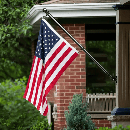 Vibrant 3x5ft American Flag - Durable Polyester with Double-Stitched Edges & Brass Grommets for Indoor/Outdoor Use, Perfect for Sports Fans