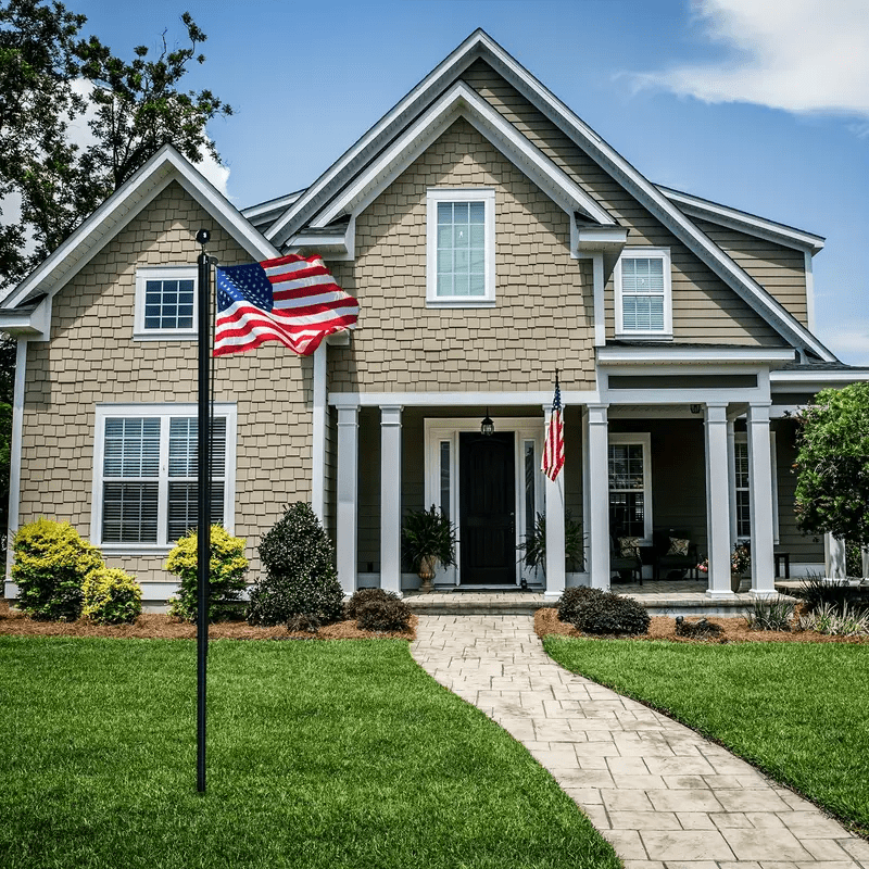 Vibrant 3x5ft American Flag - Durable Polyester with Double-Stitched Edges & Brass Grommets for Indoor/Outdoor Use, Perfect for Sports Fans