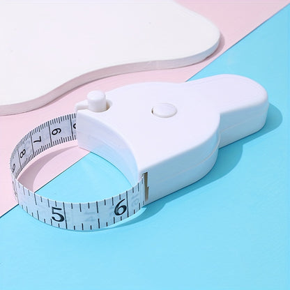 1pc, Three-dimensional Ruler Automatically Shrinks Y-shaped Waist Ruler Tape Measure Fitness Sports Body Circumference Measurement Soft Leather Tape Measure Cm Tailor, Sewing, Handmade Supplies