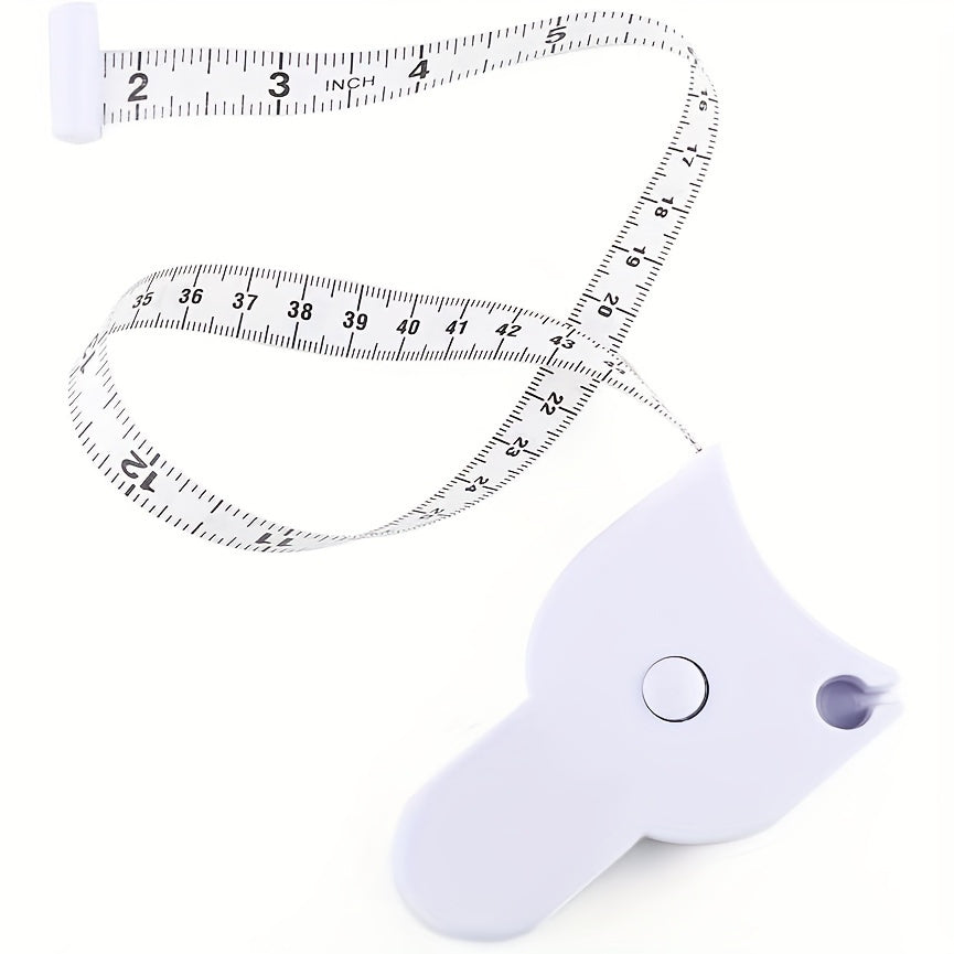 1pc, Three-dimensional Ruler Automatically Shrinks Y-shaped Waist Ruler Tape Measure Fitness Sports Body Circumference Measurement Soft Leather Tape Measure Cm Tailor, Sewing, Handmade Supplies