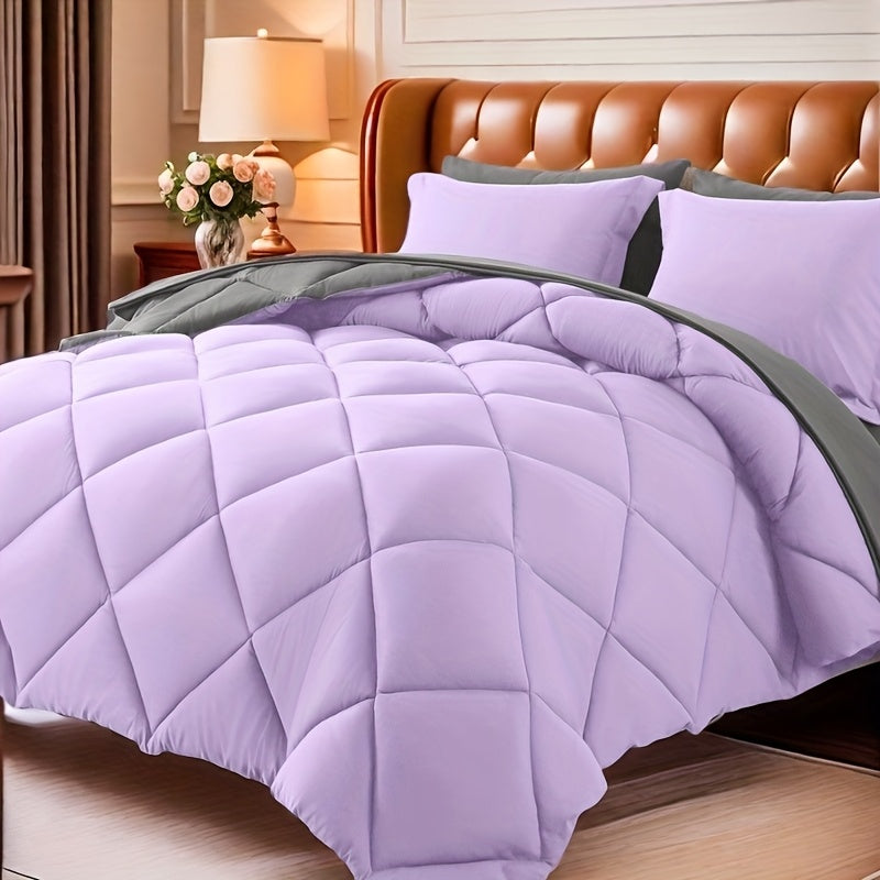 7pcs Luxurious Ultra-Soft Comforter Set | Breathable, Quilted Comforter, Flat Sheet, Fitted Sheet, Pillowcases, Pillow Shams | Warmth for All Seasons, School, Valentine's Day, Boys And Girls, Bed In A Bag Store ARBELLA'S