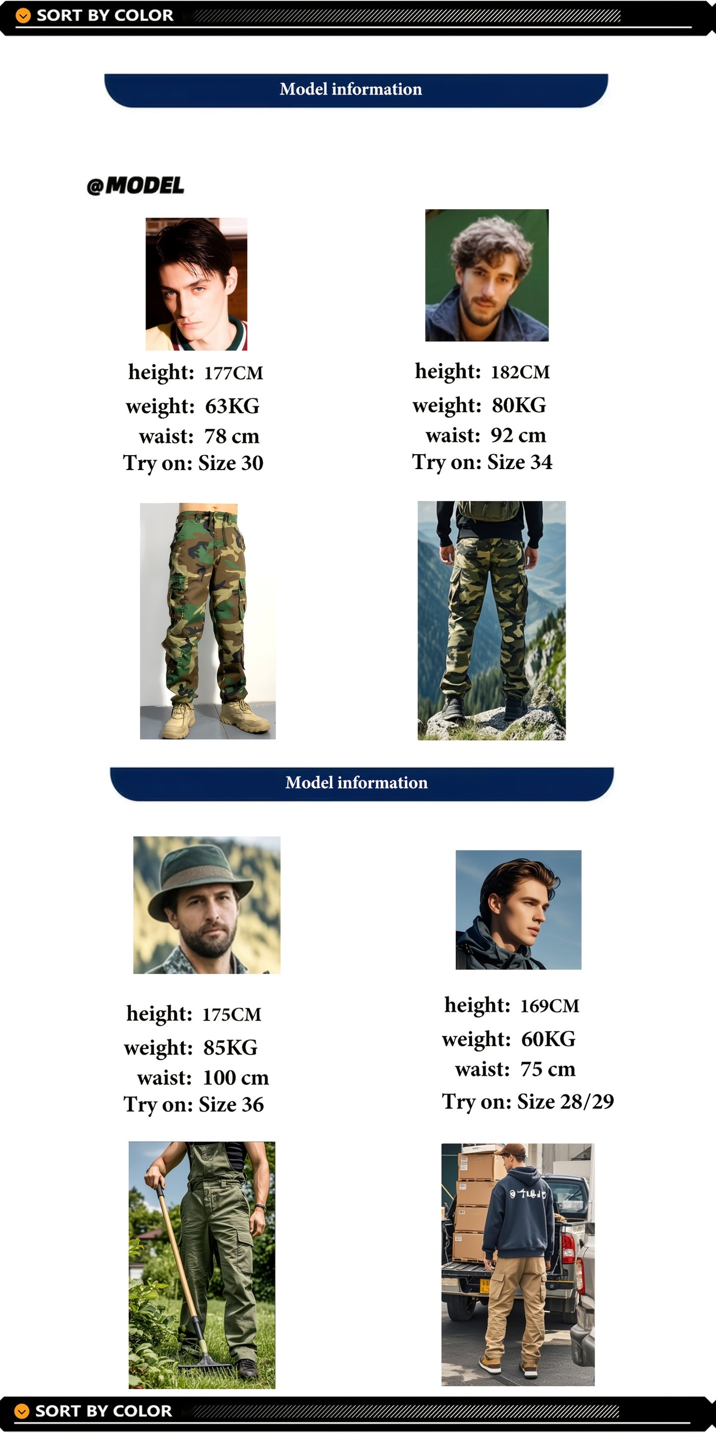 Men's 10-Pocket  Outdoor Pants - Durable Cotton Anti-Tear Fabric, Loose Fit Straight-Leg Design with Multiple Utility Pockets for Hiking, Camping & Casual Wear (Spring/Fall/Summer). Store ARBELLA'S