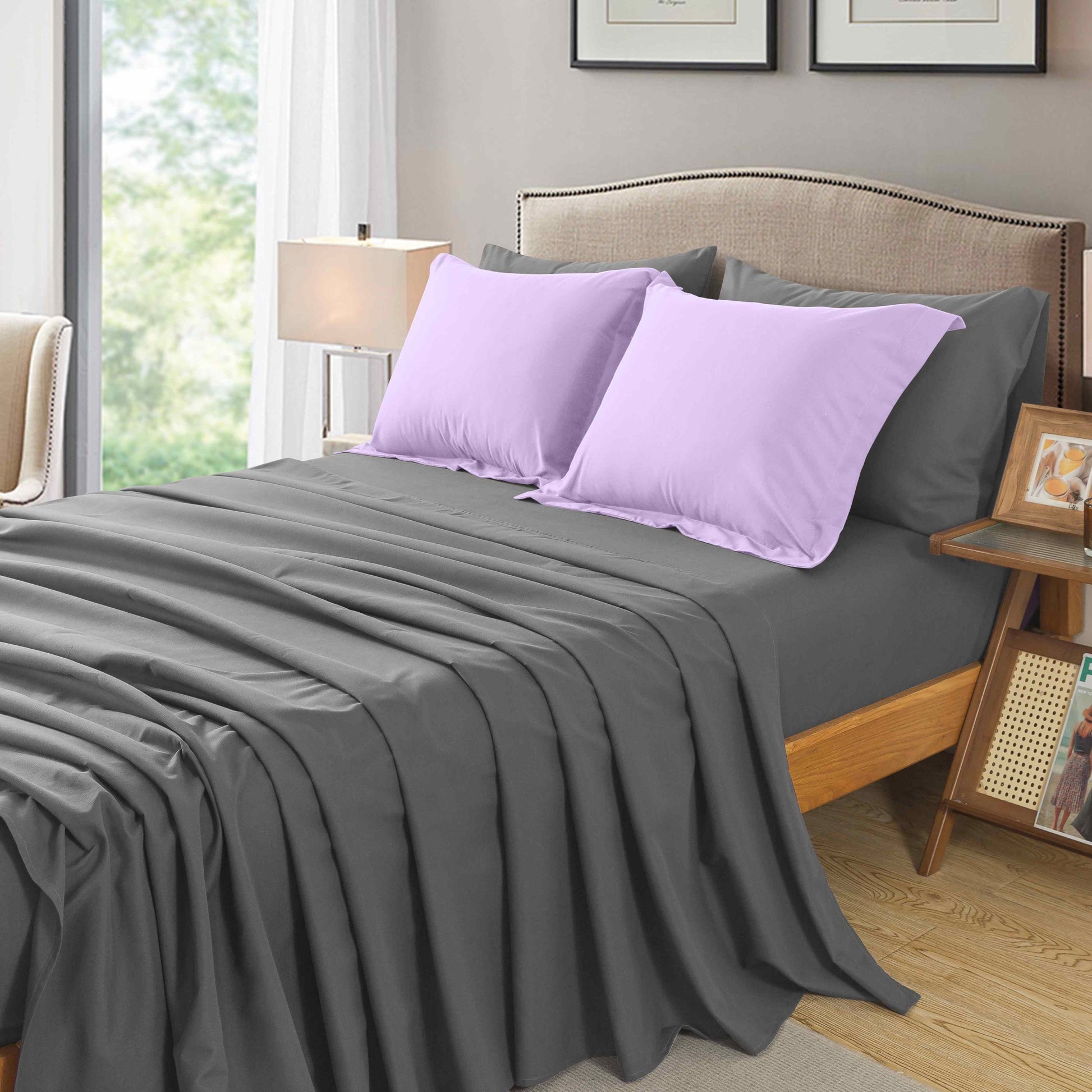 7pcs Luxurious Ultra-Soft Comforter Set | Breathable, Quilted Comforter, Flat Sheet, Fitted Sheet, Pillowcases, Pillow Shams | Warmth for All Seasons, School, Valentine's Day, Boys And Girls, Bed In A Bag Store ARBELLA'S