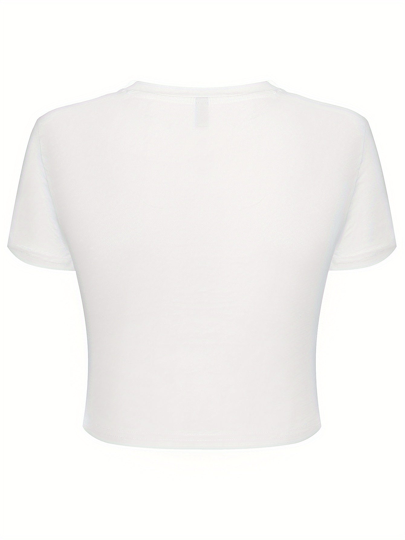 Print Cropped Women'S T-shirt, Lightweight And Breathable, Fashionable And Trendy. Store ARBELLA'S