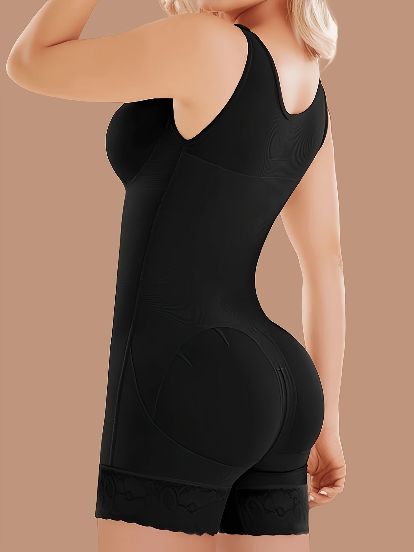 European and American High-waisted Shaping Bodysuit, Tight-fitting, Reinforced Tummy Control, Butt-lifting, Women's Underwear with Crotch Zipper. Store ARBELLA'S