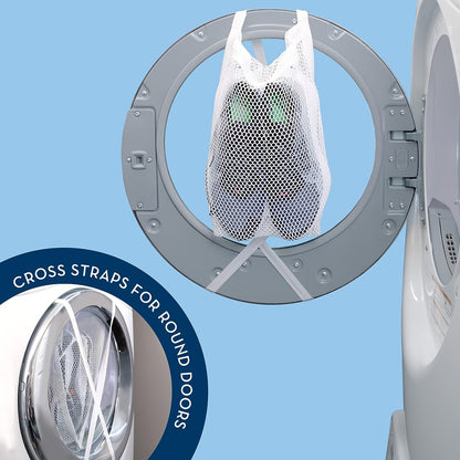 Sneaker Drying Bag with Elastic Strap, Durable Shoe Washing Bag, Sneaker Washing And Drying Mesh Bag Washing Machine Drying Bags for Shoes And Clothing for Laundry And Commercial Use, Laundry Bags Store ARBELLA'S