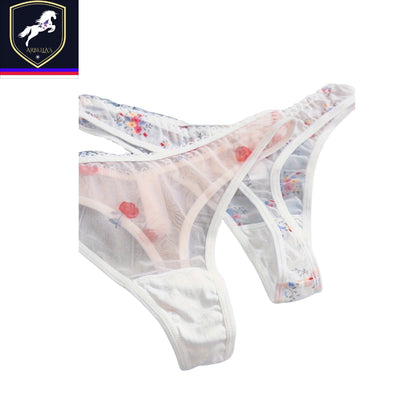 Soft & Comfy 7pcs Floral Print Stretchy Thongs - Women's Intimate Lingerie & Underwear Store ARBELLA'S