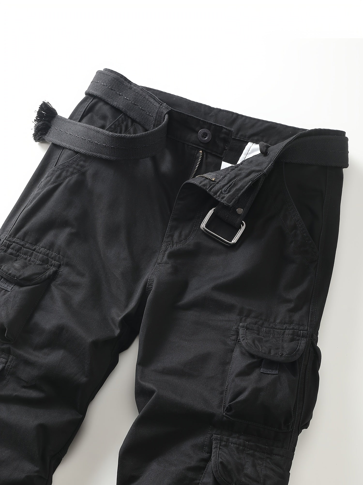 Men's 10-Pocket  Outdoor Pants - Durable Cotton Anti-Tear Fabric, Loose Fit Straight-Leg Design with Multiple Utility Pockets for Hiking, Camping & Casual Wear (Spring/Fall/Summer). Store ARBELLA'S