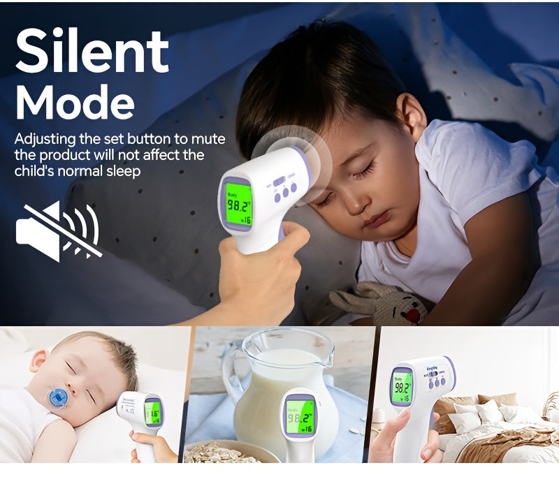 [Digital | Forehead] Digital Thermometer | No-Touch Forehead Thermometer For Adults And Kids, With Fever Alarm, 3 Backlit And 32 Memories Fast Accurate Results, Easy For All Ages, Basal Thermometer Store ARBELLA'S