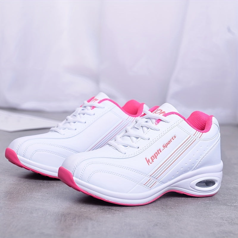 Womens Air Cushion Sports Sneakers - Comfortable Elevating Trainers - Anti-Slip, Stylish & Versatile for Outdoor Adventures store Arbellas