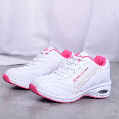 Womens Air Cushion Sports Sneakers - Comfortable Elevating Trainers - Anti-Slip, Stylish & Versatile for Outdoor Adventures