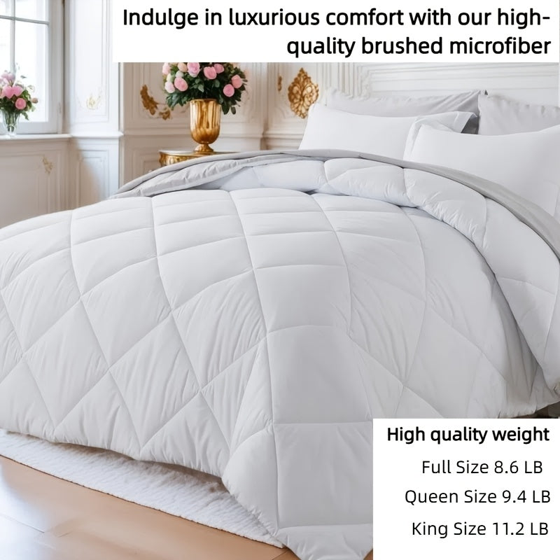 7pcs Luxurious Ultra-Soft Comforter Set | Breathable, Quilted Comforter, Flat Sheet, Fitted Sheet, Pillowcases, Pillow Shams | Warmth for All Seasons, School, Valentine's Day, Boys And Girls, Bed In A Bag Store ARBELLA'S