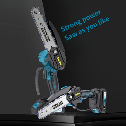 Mini Cordless Chainsaw - Lightweight, Portable, Rechargeable Battery | Safe Trimming for Tree Branches, Courtyard, Household, Garden, Gifts for Men Store ARBELLA'S