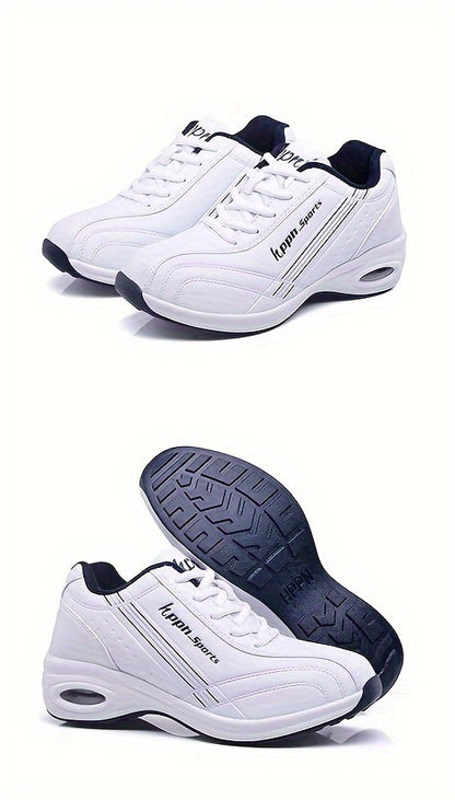 Womens Air Cushion Sports Sneakers - Comfortable Elevating Trainers - Anti-Slip, Stylish & Versatile for Outdoor Adventures