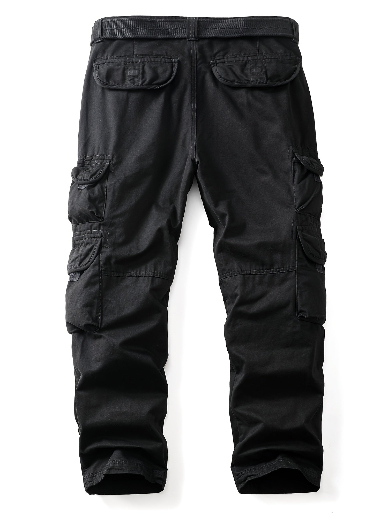 Men's 10-Pocket  Outdoor Pants - Durable Cotton Anti-Tear Fabric, Loose Fit Straight-Leg Design with Multiple Utility Pockets for Hiking, Camping & Casual Wear (Spring/Fall/Summer). Store ARBELLA'S