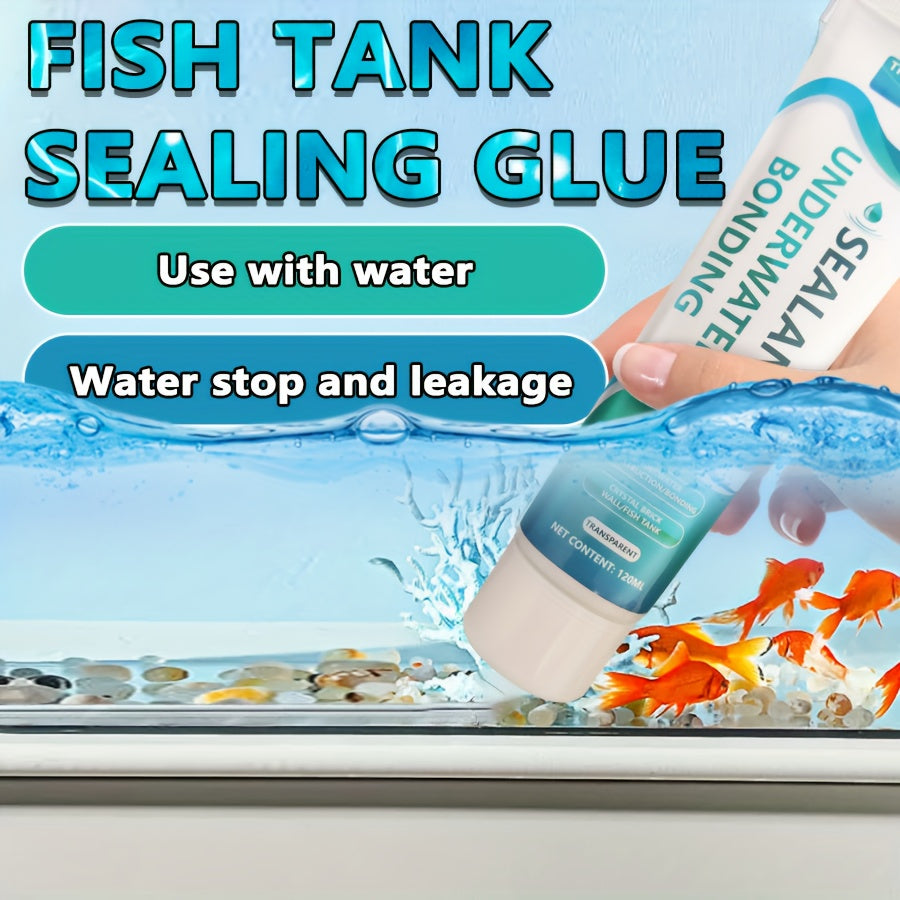 Special Glue For Underwater Repair Leakage, Fish Tank Glass Adhesive Fish Tank Leakage Special Glue Aquarium Water Pool Leakage Repair Seam Glue Repair Leak Glue Waterproof Sealing Glue