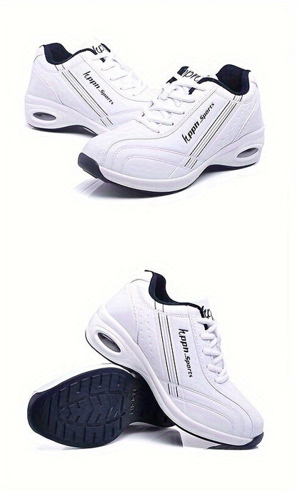 Womens Air Cushion Sports Sneakers - Comfortable Elevating Trainers - Anti-Slip, Stylish & Versatile for Outdoor Adventures