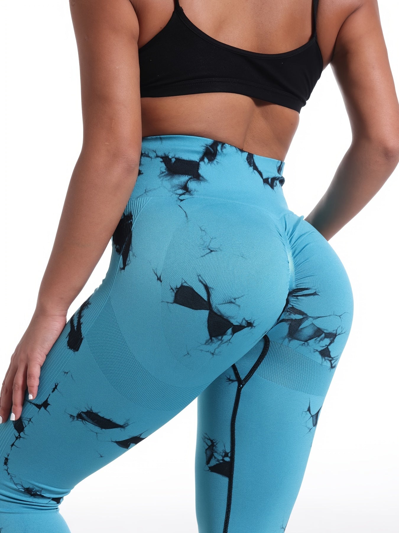 6pcs Workout  Leggings Sets For Women, Gym Scrunch ButtButt Lifting Seamless Leggings Store ARBELLA'S