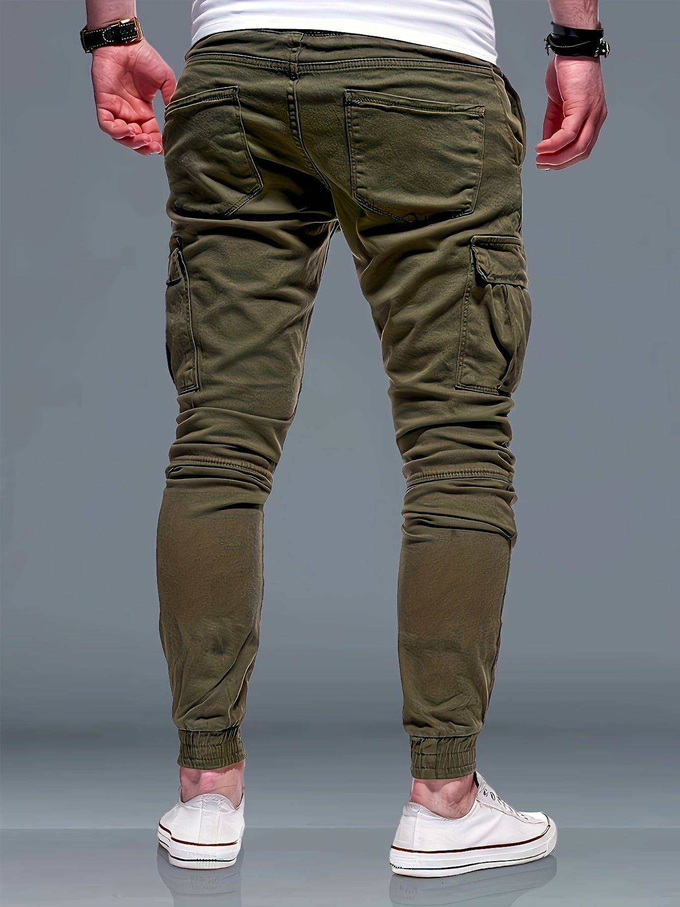 6pcs Men's Autumn And Winter Regular Edition Fashionable Pants And Sports Pants Casual Sports And Outdoor Pocket Elastic Waist Drawstring Pants, Pants For Men High Quality. Store ARBELLA'S