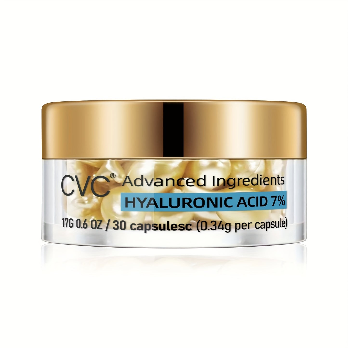 CVC Facial Serum Capsules, 30 Units, Reduces Fine Lines, Makeup Base, Serum And Essence Capsule For Liquids During The Day Revitalizing And Anti-aging Facial Treatment