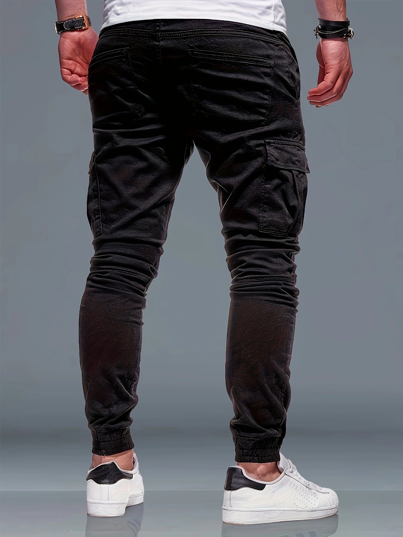 6pcs Men's Autumn And Winter Regular Edition Fashionable Pants And Sports Pants Casual Sports And Outdoor Pocket Elastic Waist Drawstring Pants, Pants For Men High Quality. Store ARBELLA'S