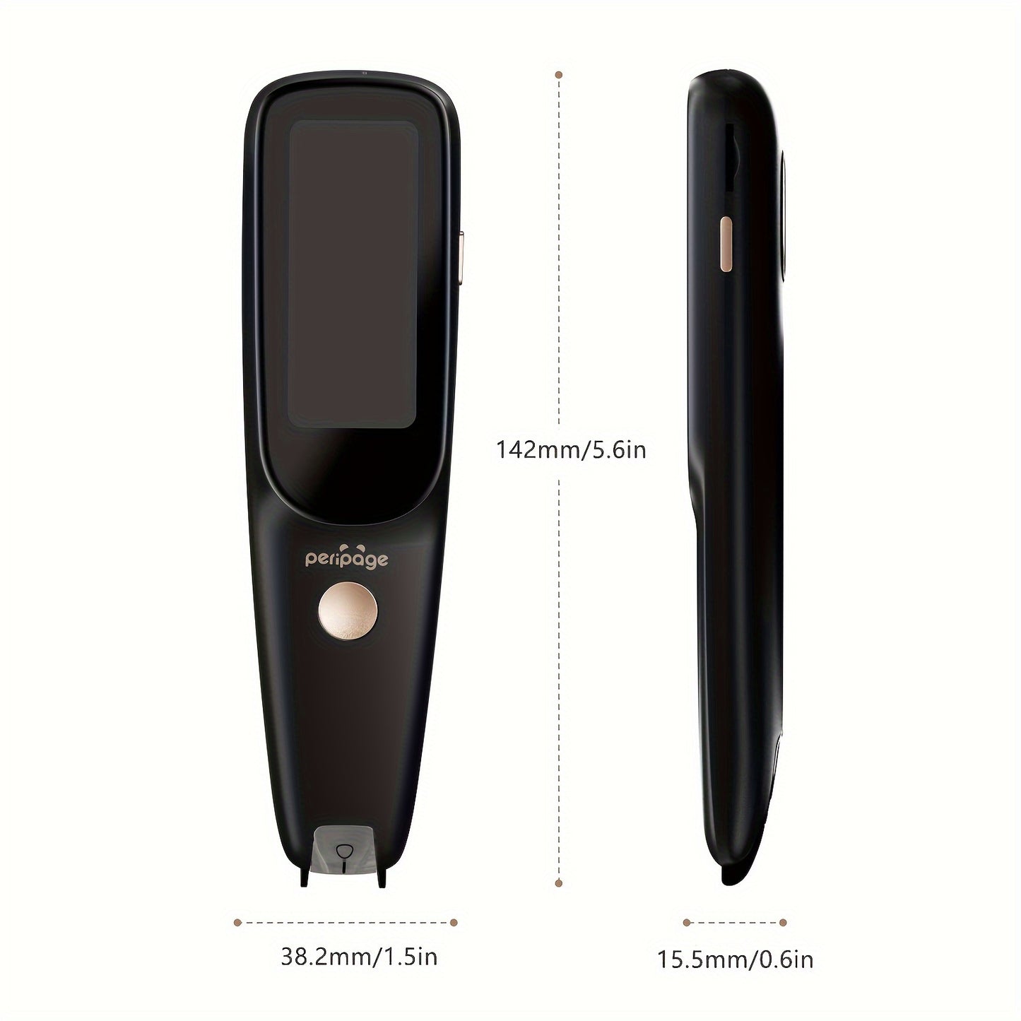 PeriPage D2S New Translation Pen, Mobile Scanning Translator, Reading Pen, Language Translation Device, Foreign Language Translation Machine For Learners On Business Trips