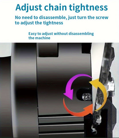 Mini Cordless Chainsaw - Lightweight, Portable, Rechargeable Battery | Safe Trimming for Tree Branches, Courtyard, Household, Garden, Gifts for Men Store ARBELLA'S