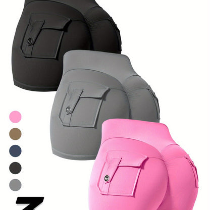 1 Pack Women's Sports Shorts, High Waist Design, Soft and Comfortable, Suitable for Sports and Yoga, Can Effectively Control the Abdomen. Store ARBELLA'S