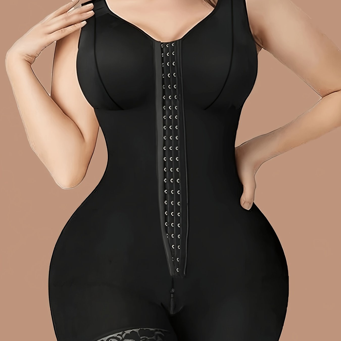 European and American High-waisted Shaping Bodysuit, Tight-fitting, Reinforced Tummy Control, Butt-lifting, Women's Underwear with Crotch Zipper. Store ARBELLA'S